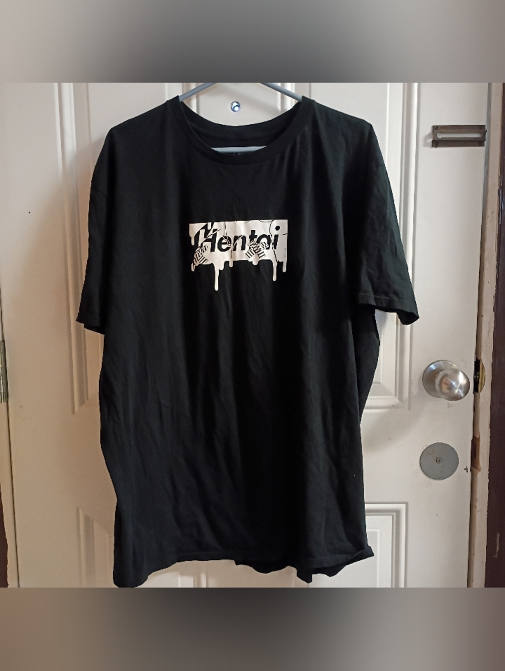 2/$10 Spencer's Classic Black Men's Crew Neck T-Shirt